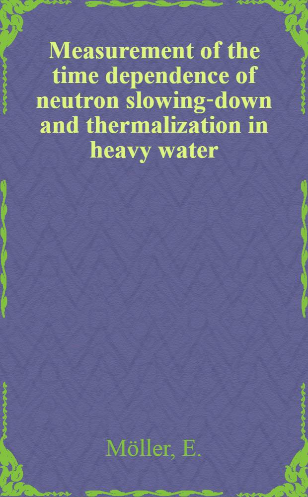 Measurement of the time dependence of neutron slowing-down and thermalization in heavy water