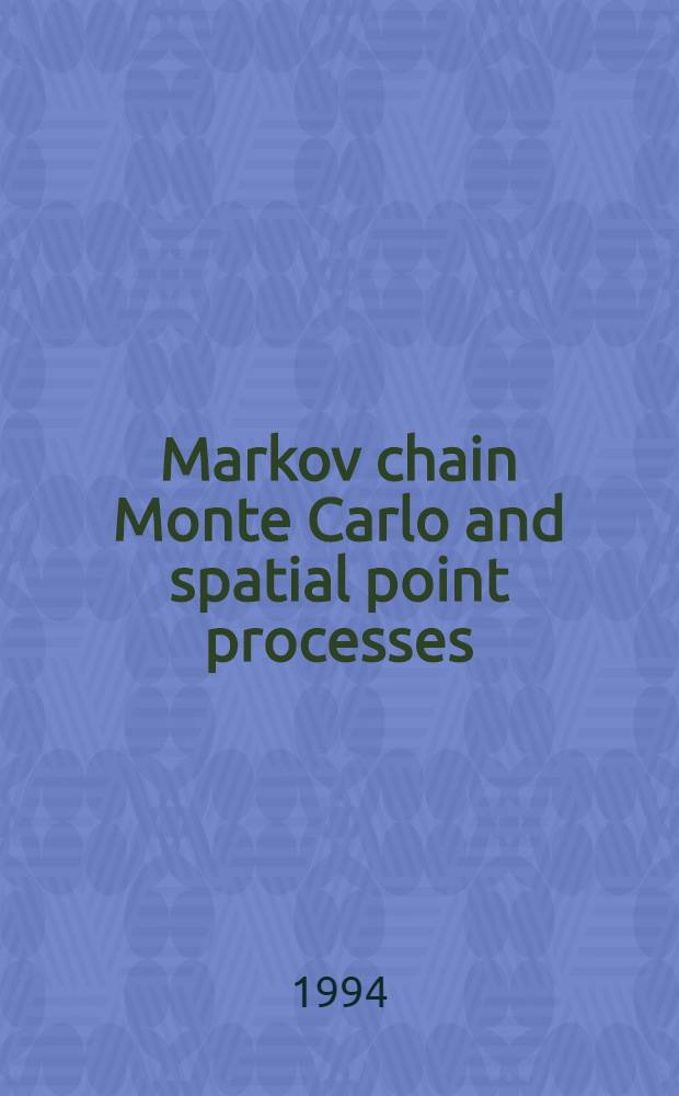 Markov chain Monte Carlo and spatial point processes