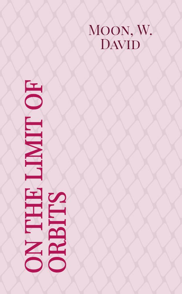 On the limit of orbits