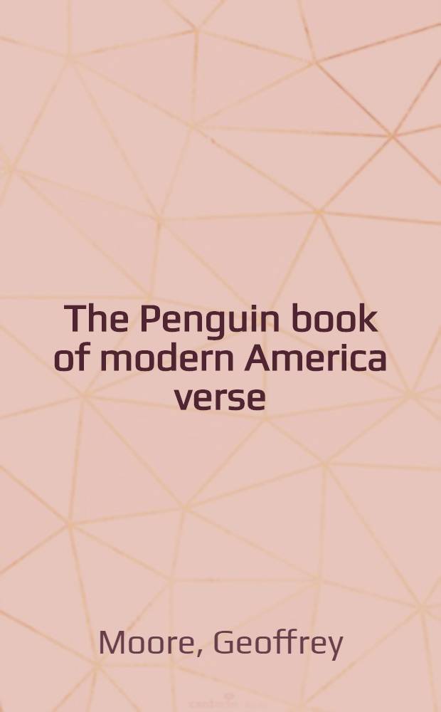 The Penguin book of modern America verse