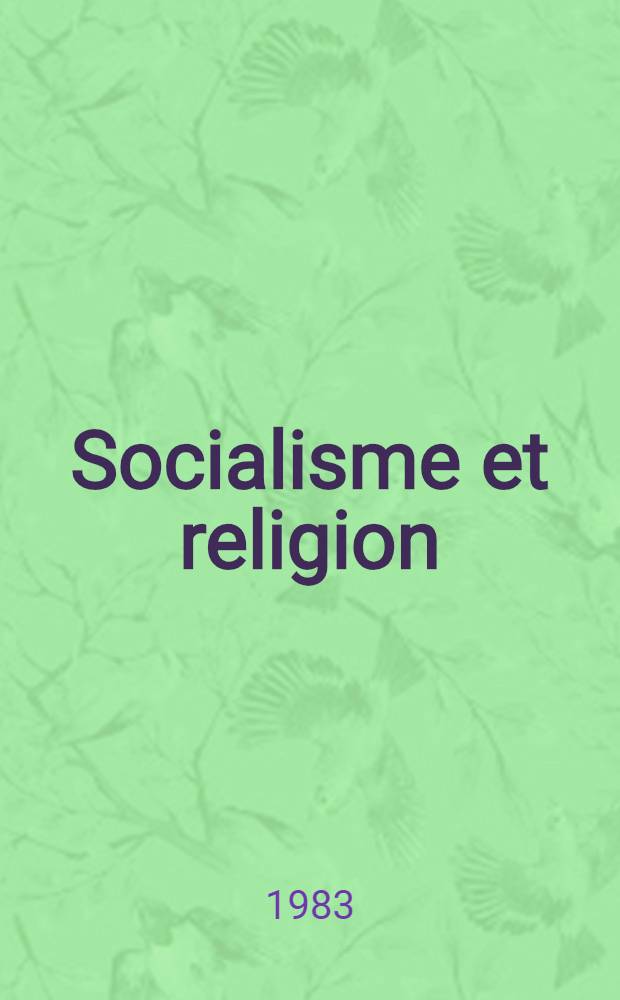 Socialisme et religion