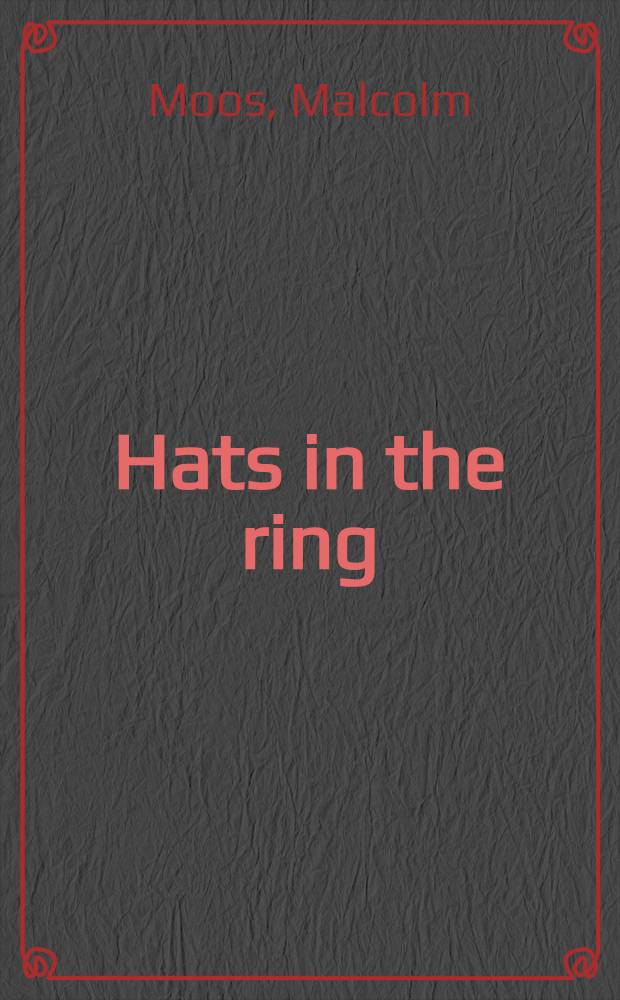 Hats in the ring