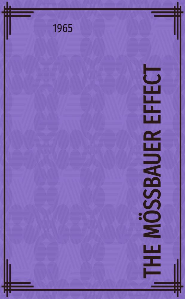 The Mössbauer effect