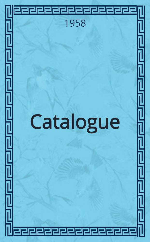[Catalogue]