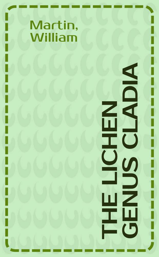 The lichen genus Cladia