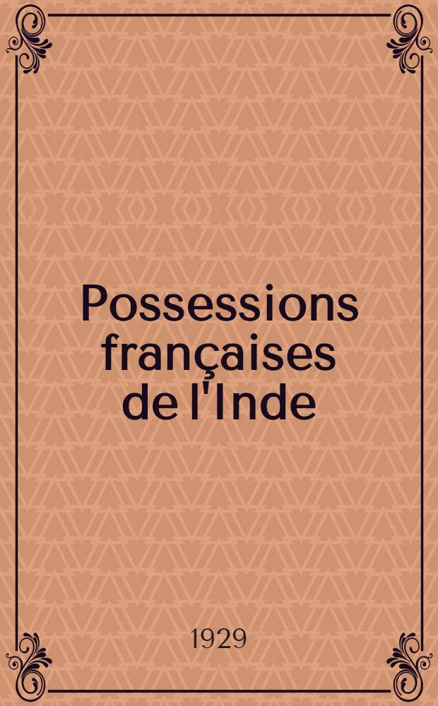 Possessions françaises de l'Inde