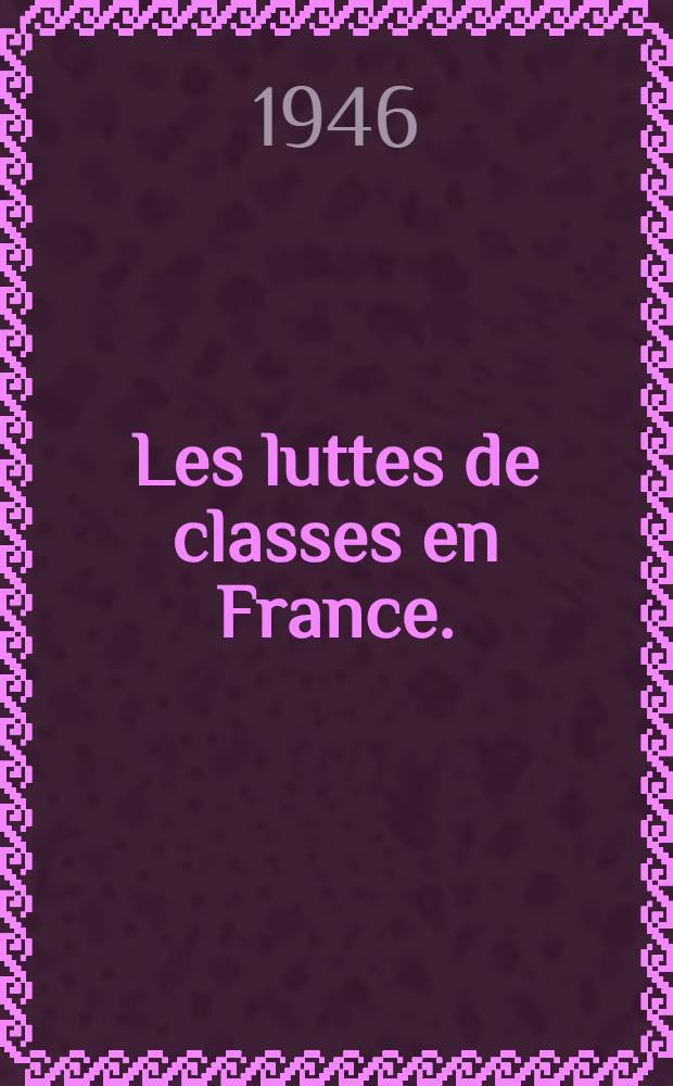 Les luttes de classes en France. (1848-1850)