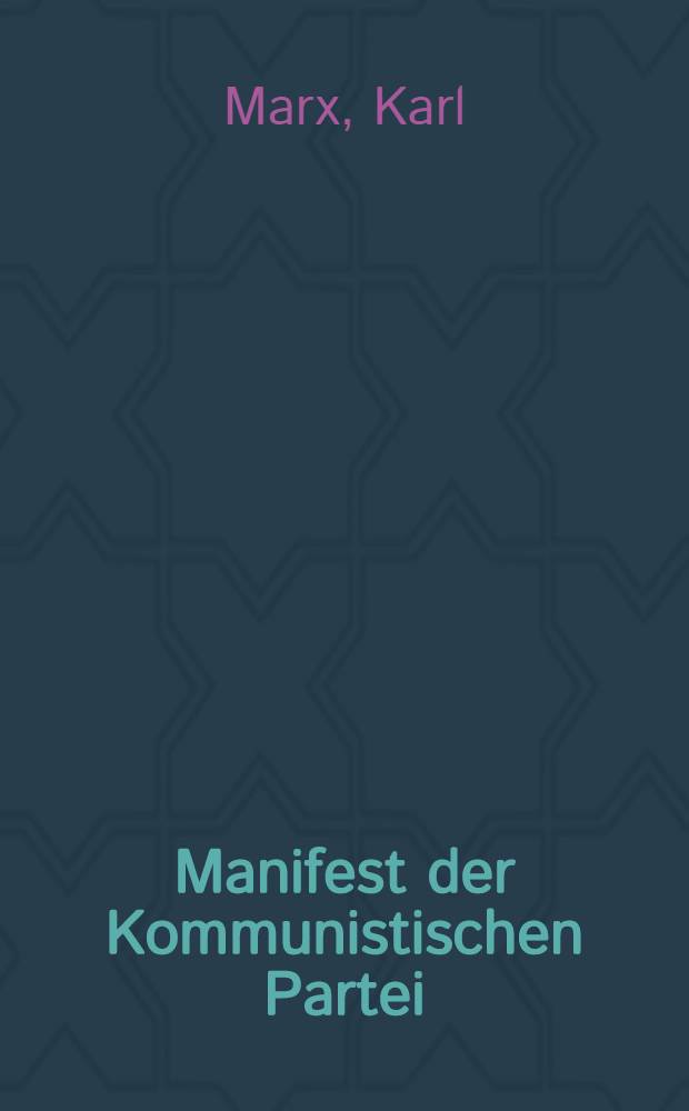 Manifest der Kommunistischen Partei