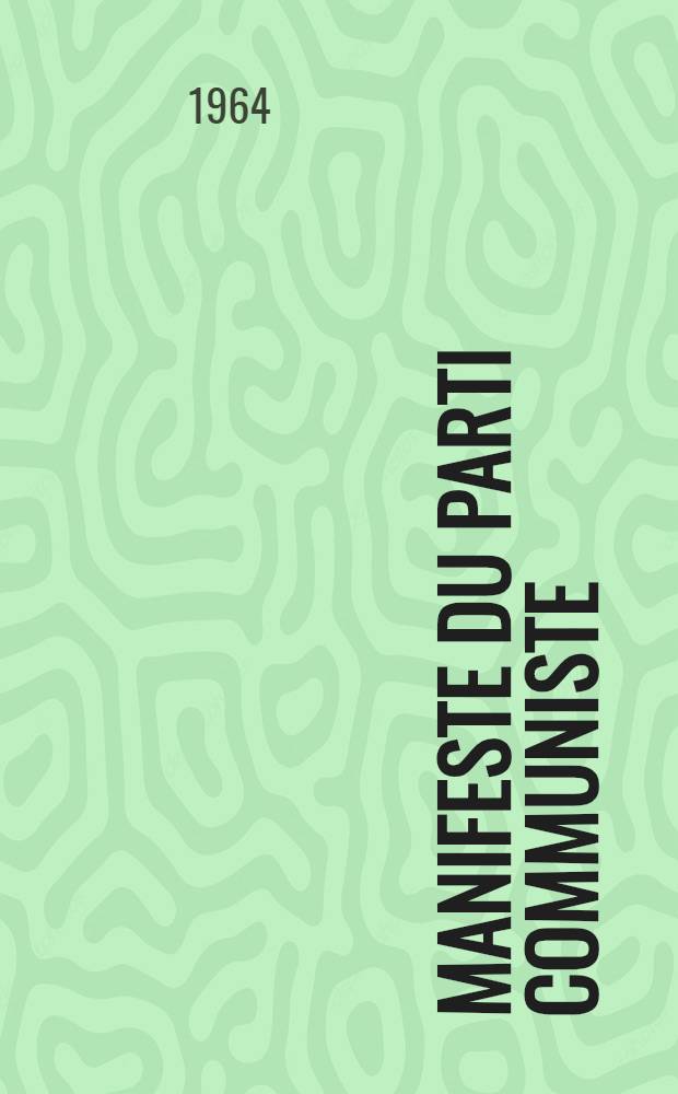 Manifeste du parti communiste