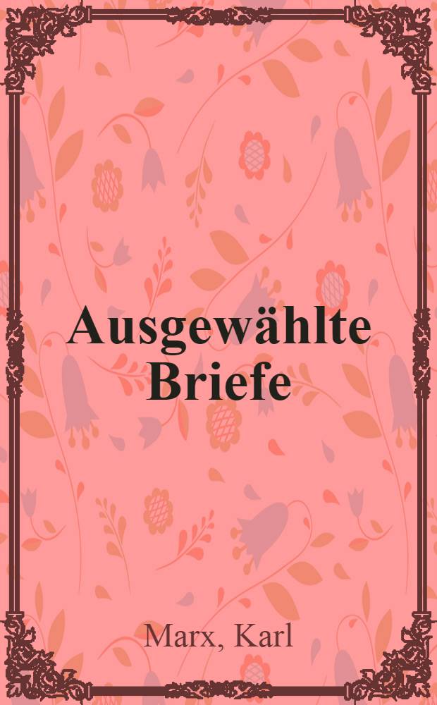 Ausgewählte Briefe