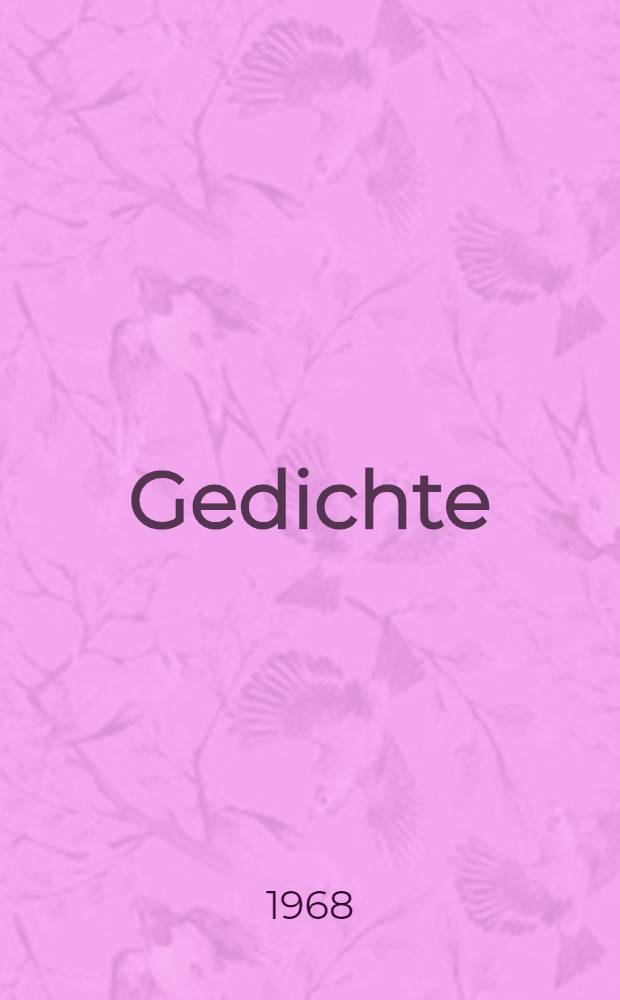 Gedichte