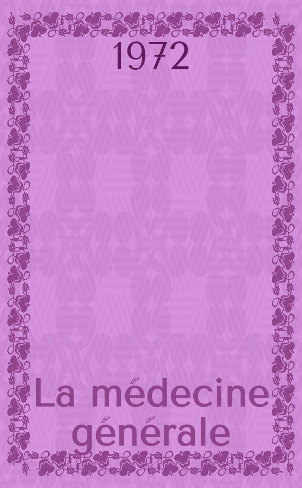 La médecine générale : Bilan et perspectives : D'après une expérience personnelle d'une année de remplacements : Thèse ..