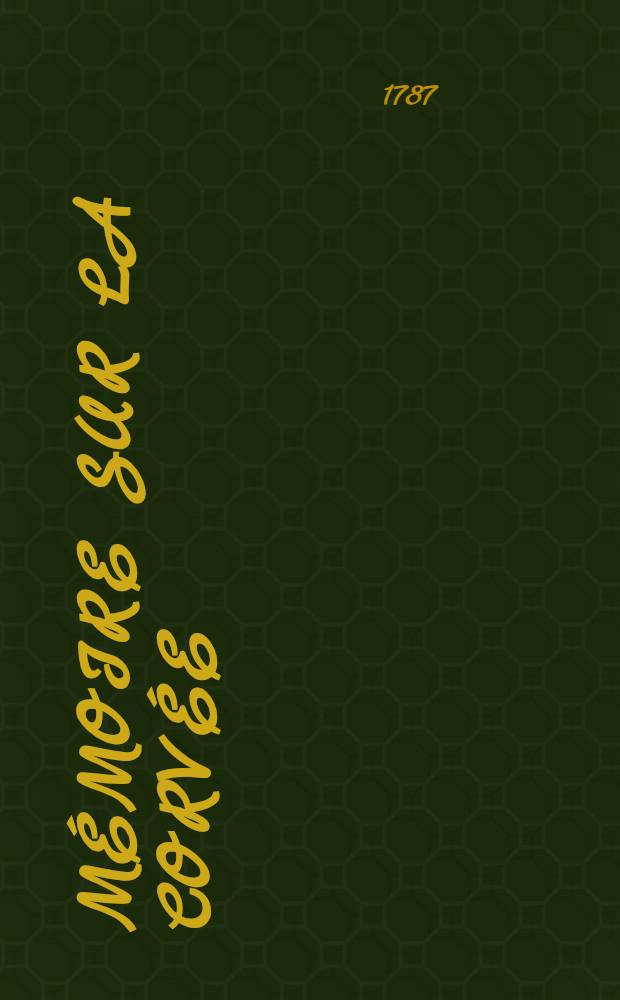 Mémoire sur la corvée