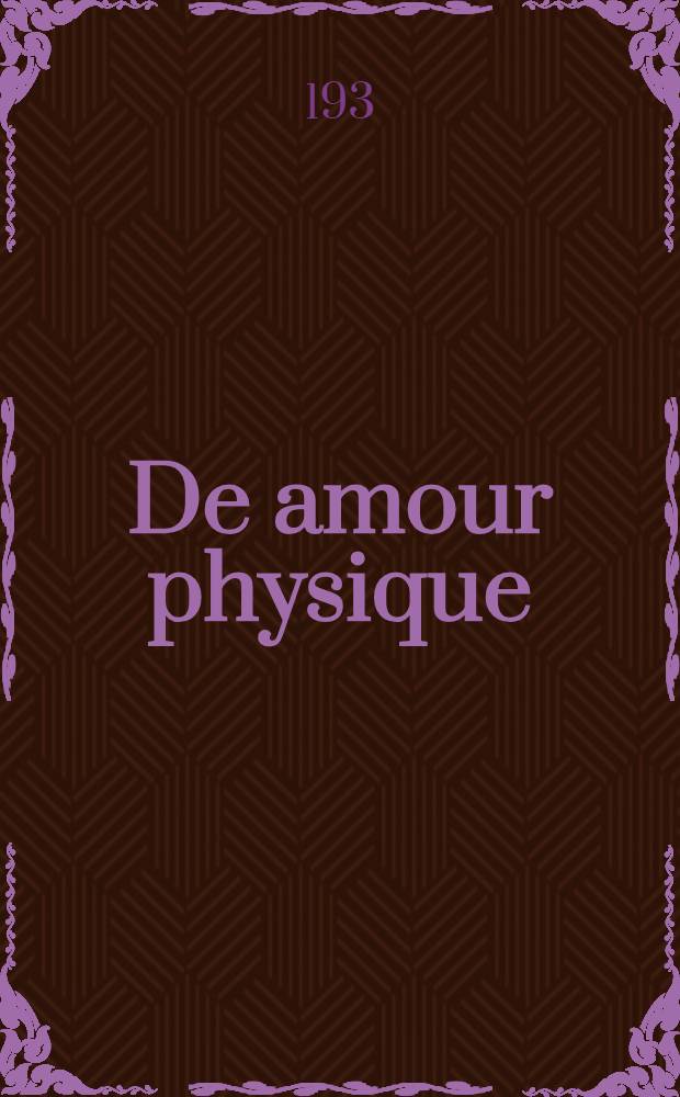 De amour physique