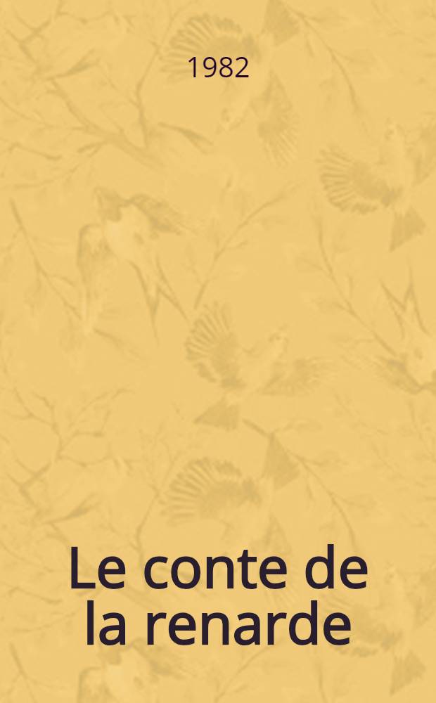 Le conte de la renarde