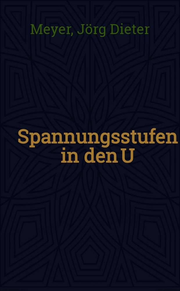 Spannungsstufen in den U(T)-Übergangskurven und U(I)-Kennlinien stromtragender Zinn-Whisker : Inaug.-Diss. ... der Math.-naturwiss. Fak. der Univ. zu Köln