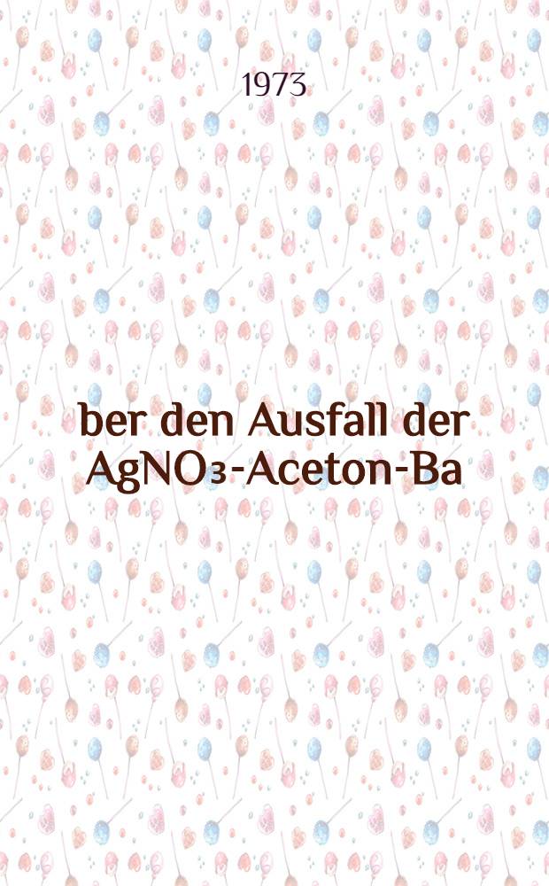 Über den Ausfall der AgNO₃-Aceton-Ba(OH)₂-Methanol-Reaktion an histologischen Schilddrüsenschnitten : Inaug.-Diss. ... der ... Med. Fak. der ... Univ. Mainz