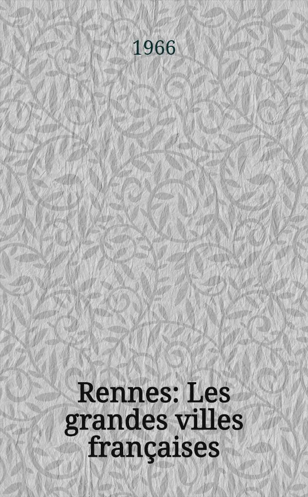 Rennes : Les grandes villes françaises