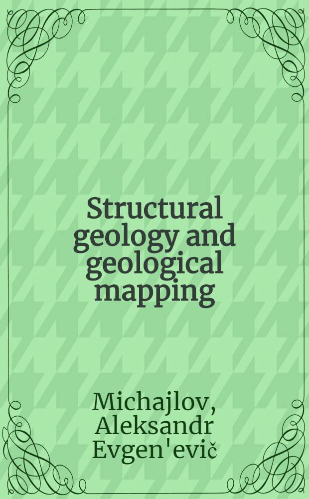 Structural geology and geological mapping