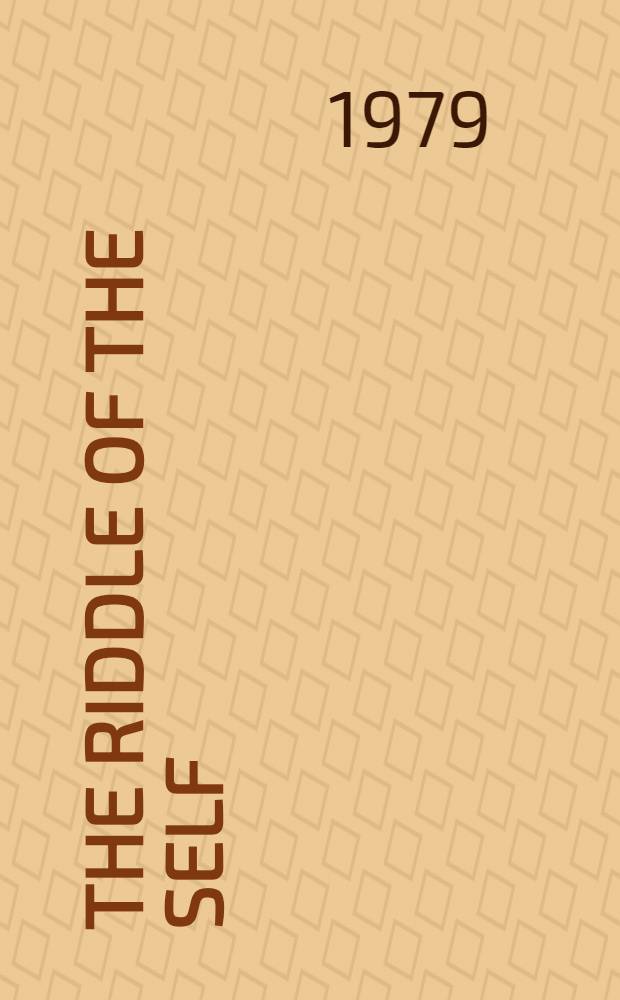 The riddle of the self