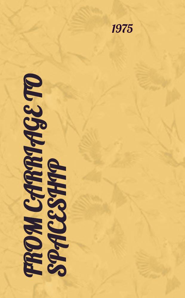 From carriage to spaceship : Poems for children