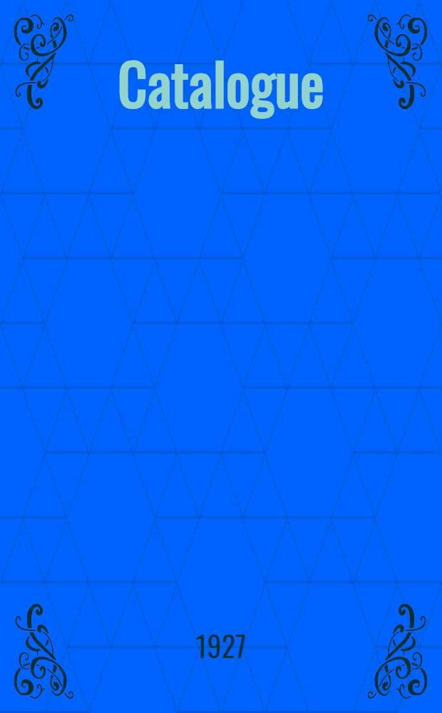 [Catalogue]