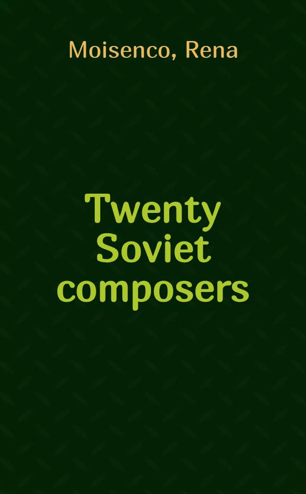 Twenty Soviet composers