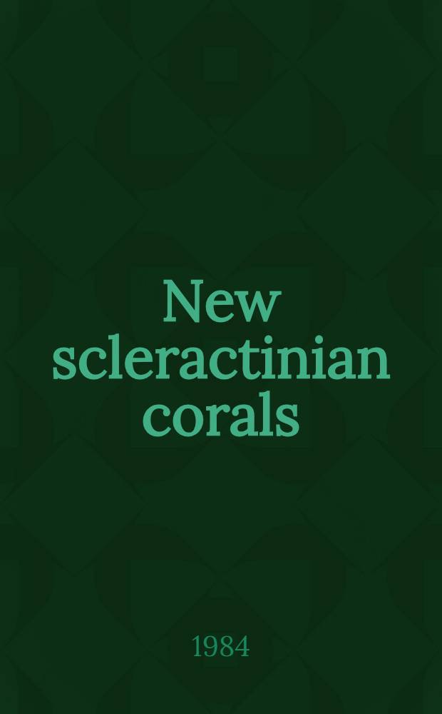 New scleractinian corals (Anthozoa: Scleractinia) from the Spermonde archipelago, South Sulawesi, Indonesia