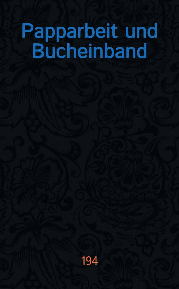 Papparbeit und Bucheinband : Ein Werkbuch