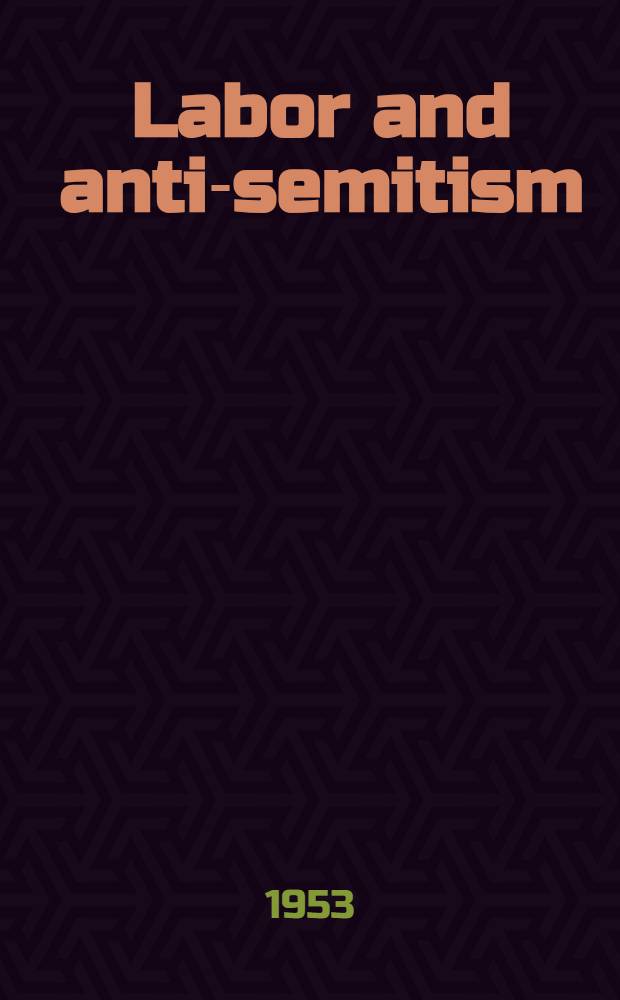 Labor and anti-semitism