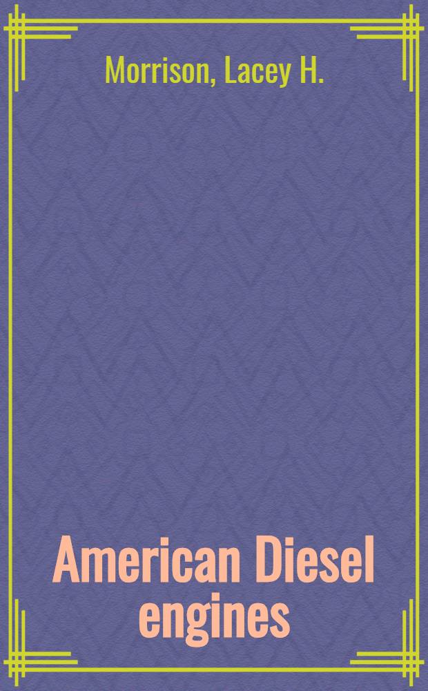 American Diesel engines