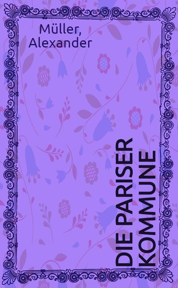Die Pariser Kommune
