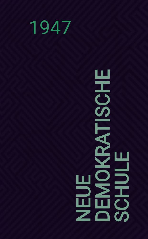 Neue demokratische Schule
