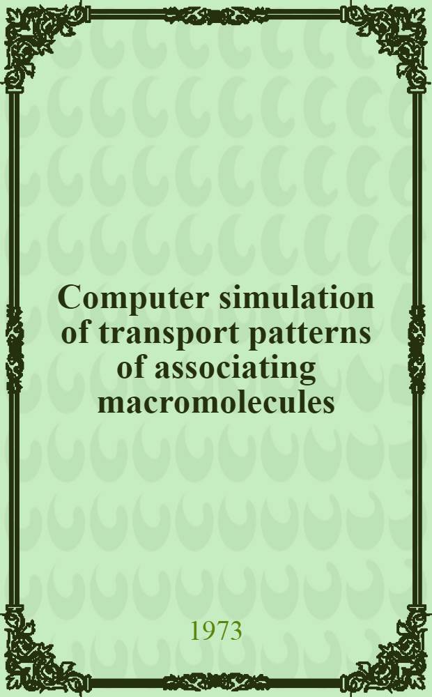 Computer simulation of transport patterns of associating macromolecules : With special attention to the electrophoresis of α_s₁- and β-casein