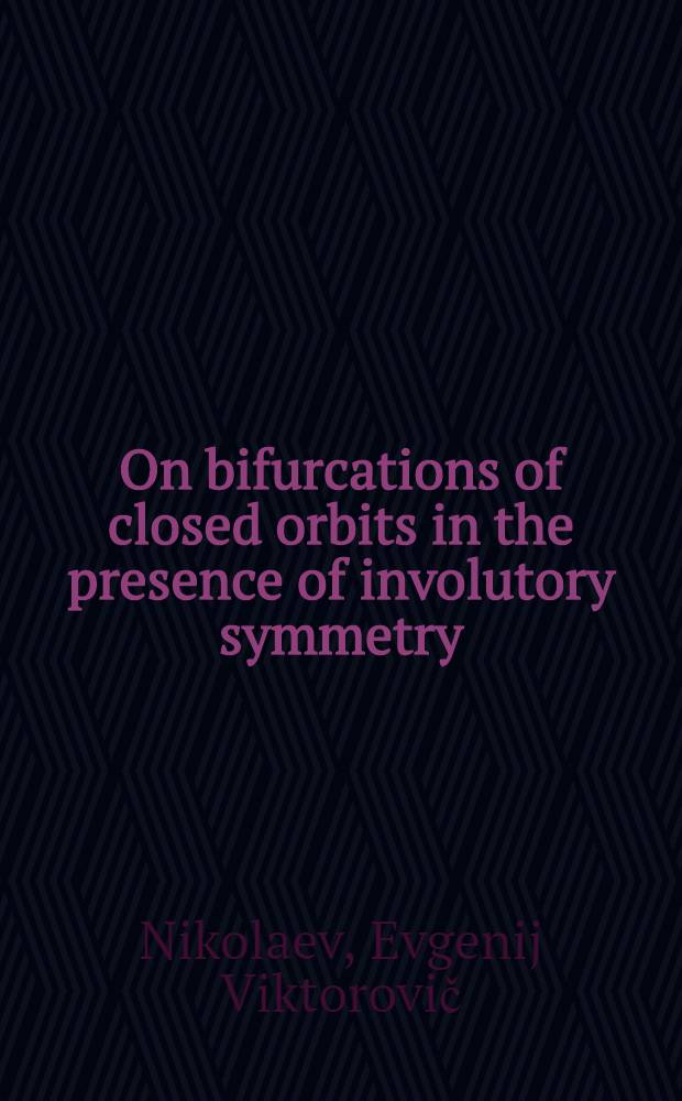 On bifurcations of closed orbits in the presence of involutory symmetry