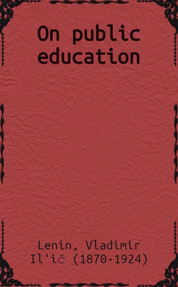 On public education