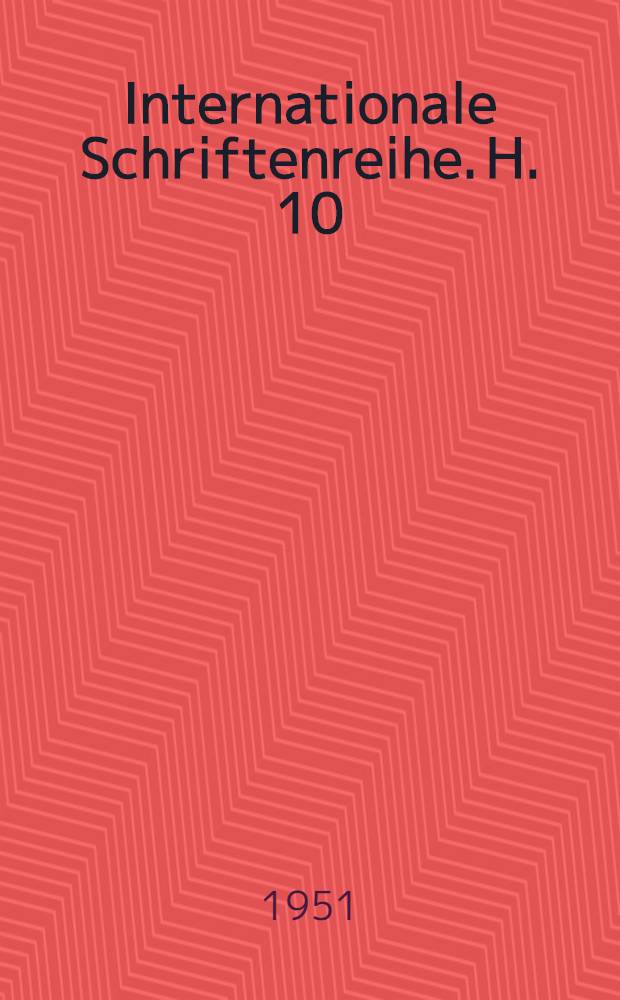 Internationale Schriftenreihe. H. 10 : Bericht auf der Tagung des Zentralkomitees der Kommunistischen Partei der Tschechoslowakei am 22. Februar 1951