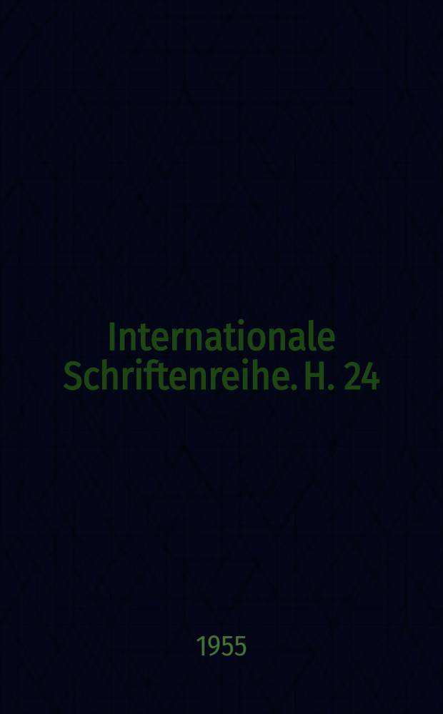 Internationale Schriftenreihe. H. 24 : Rechenschaftsbericht des Zentralkomitees an den V. Parteitag der Kommunistischen Partei Spaniens und Schlußwort