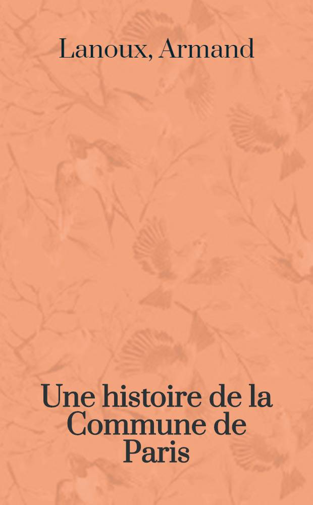 Une histoire de la Commune de Paris