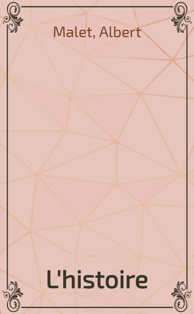 L'histoire