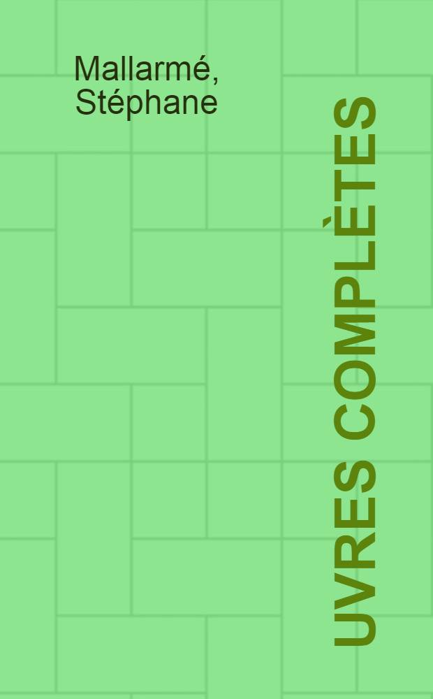 Œuvres complètes