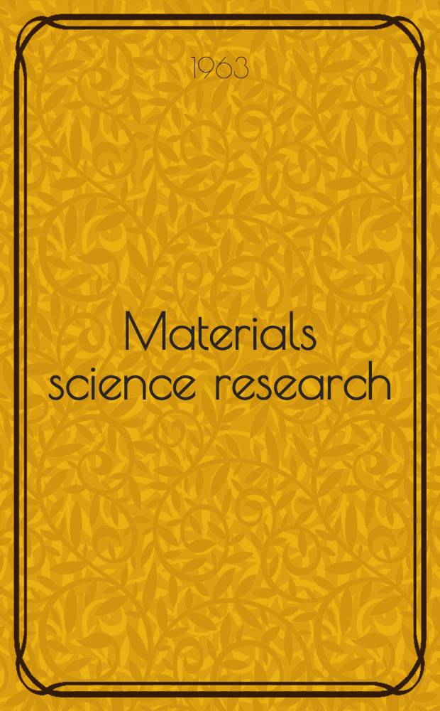Materials science research