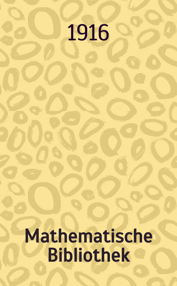 Mathematische Bibliothek