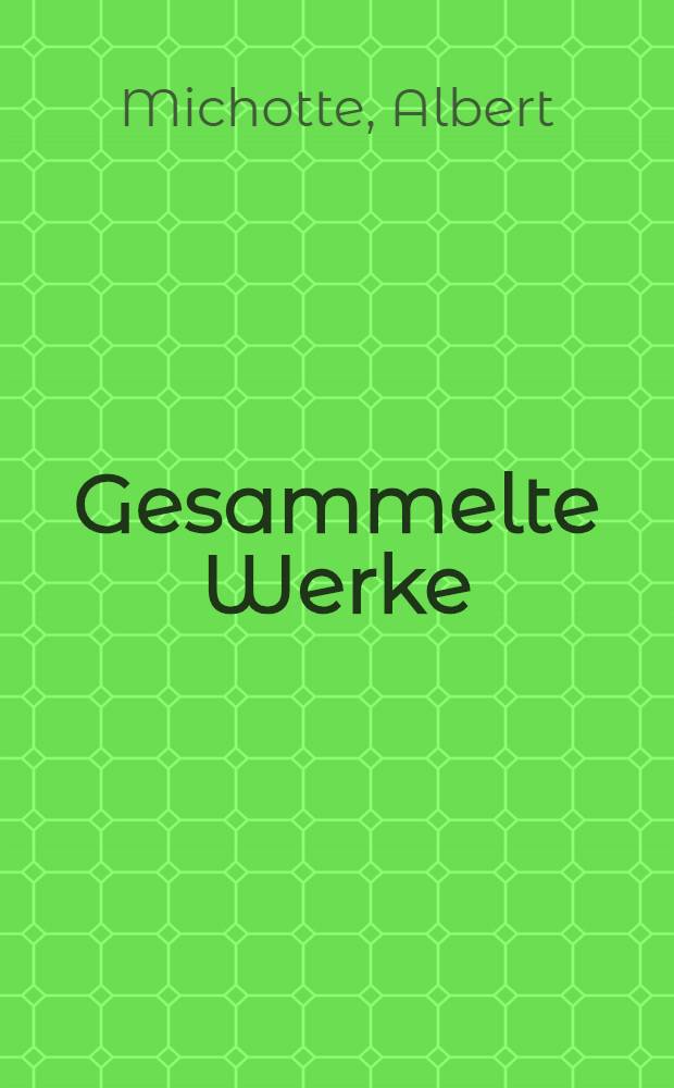 Gesammelte Werke