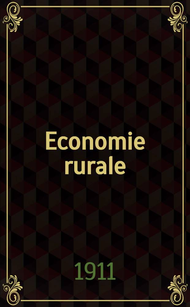 Economie rurale