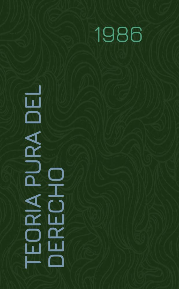 Teoria pura del derecho