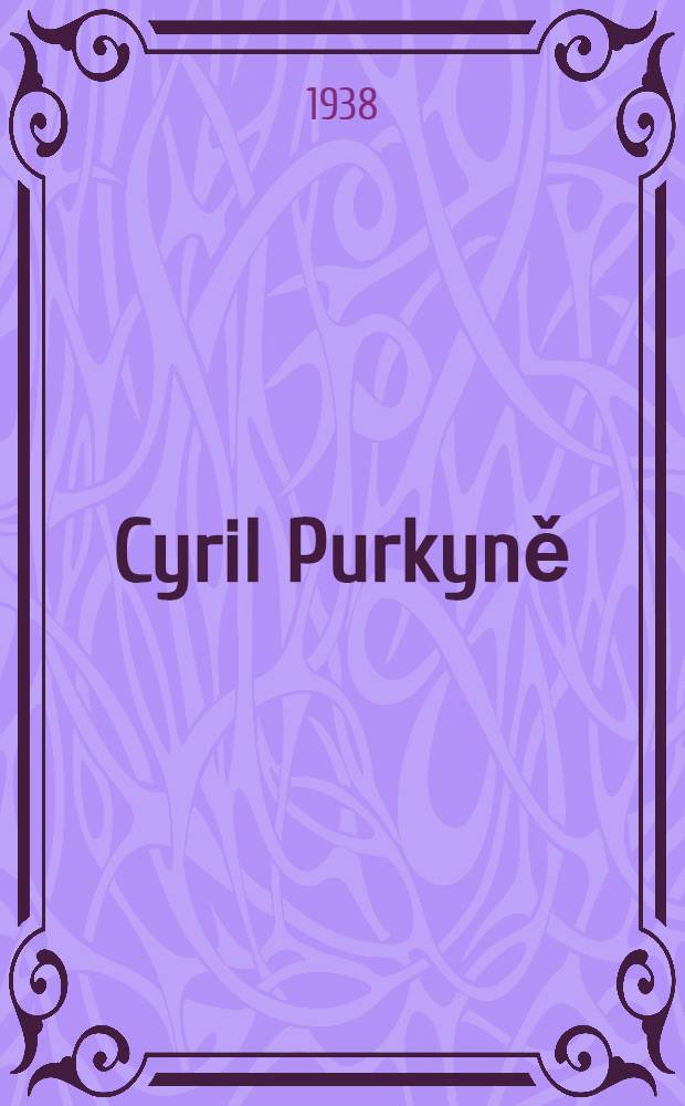 Cyril Purkyně