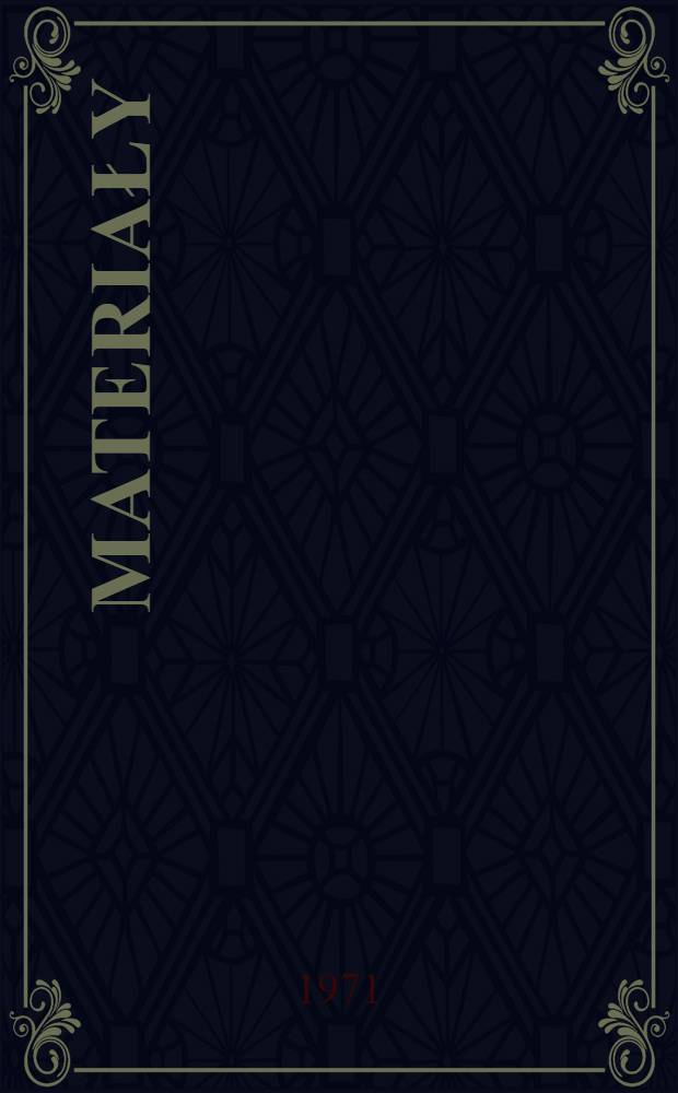 [Materiały]