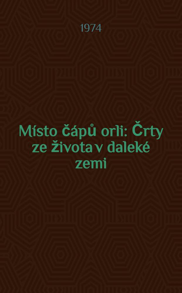 Místo čápů orli: Črty ze života v daleké zemi; Mráz / Vladimír Galaktionovič Korolenko; Z rus. orig. ... "Марусина заимка", "Мороз" ... přel. Zdenka Bergrová; Dosl. napsal Bohumil Neumann. ...; Il. ... Rastislav Michal