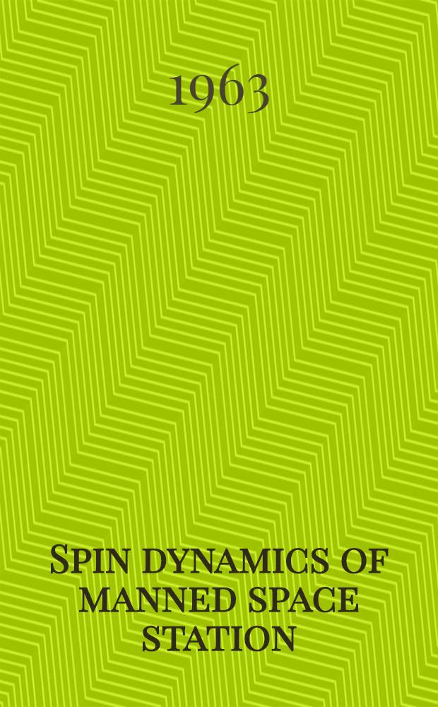 Spin dynamics of manned space station